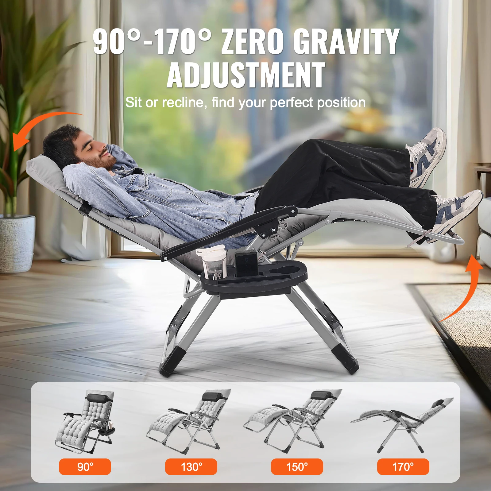 VEVOR Zero Gravity Chair 3