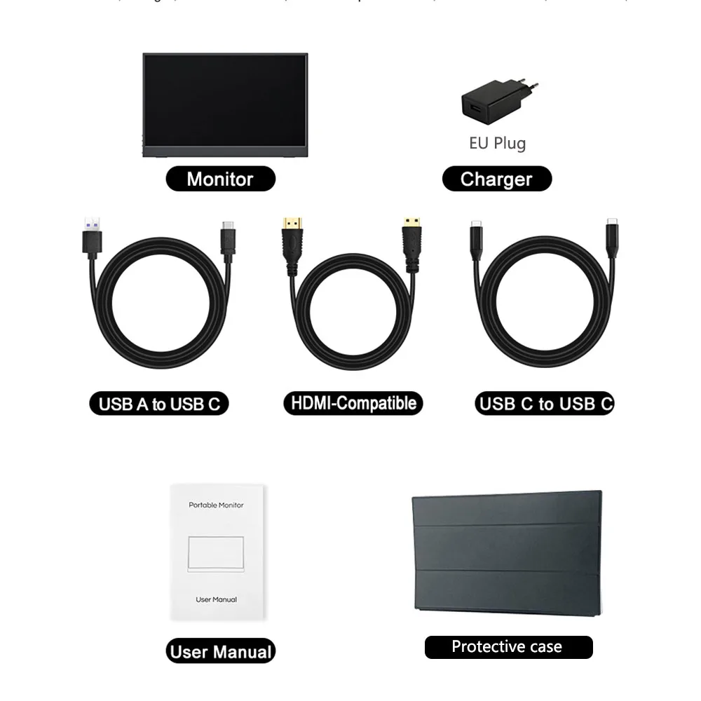 15.6 ޴  FHD,   ƺ PC Ʈ ȭ ġ PS5/4 IPS 100% sRGB HDR LCD  HDMI CŸ ÷