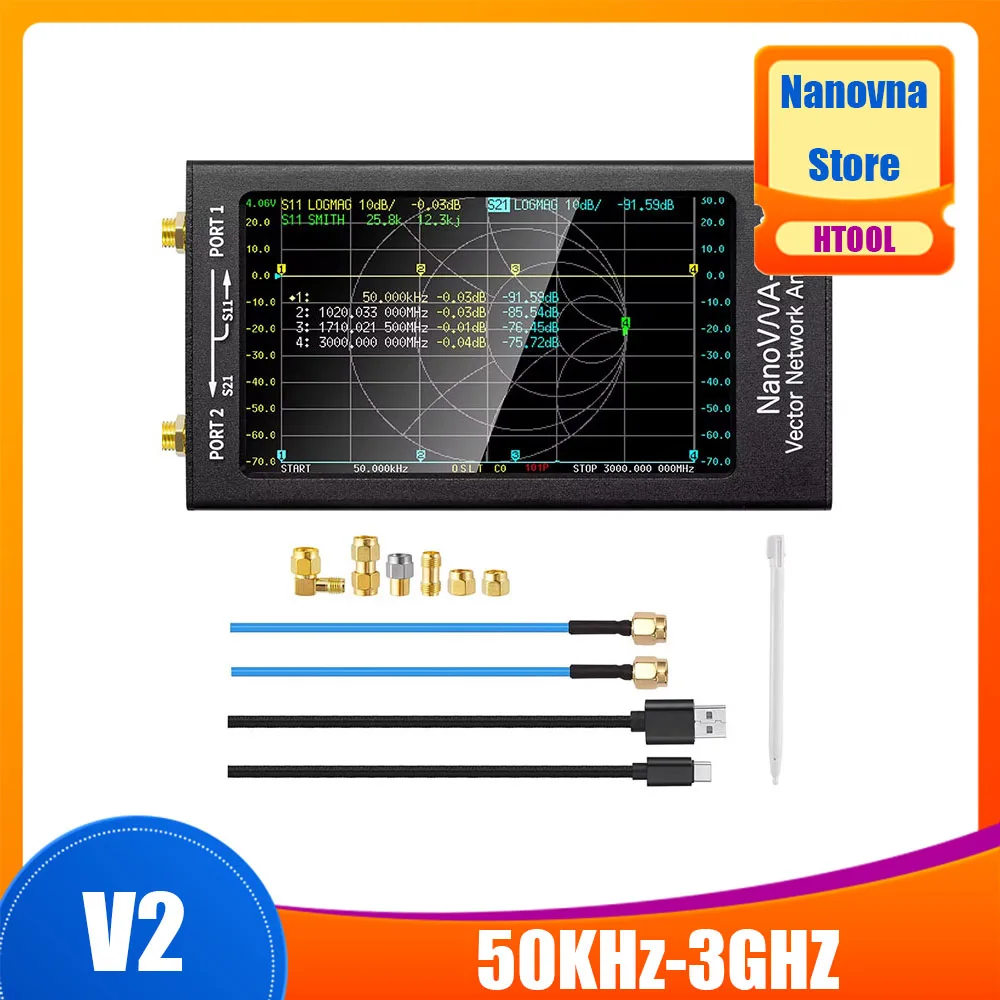 Nanovna-ベクトルネットワークアナライザー,高精度アンテナ