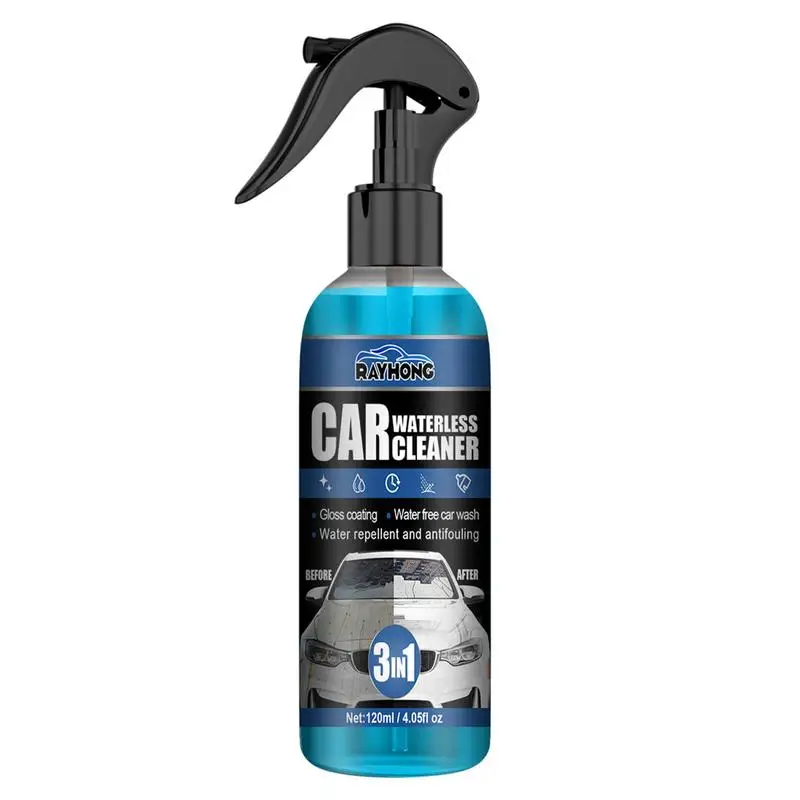

Waterless Car Wash 3 In 1 Waterless Car Wash Car Shining Hydrophobic Spray 3 In 1 Quick Car Coating Spray For Shining Cleaning