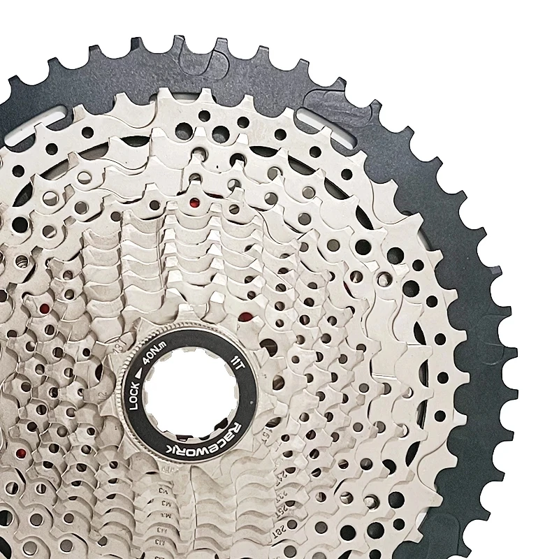 Bicycle Cassette RACEWORK MTB Bike 13 Speed 11-46/50/52T Sprocket Flywheel For High End Riding AXS HG Hubs