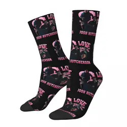 I Love Josh Hutcherson Theme Dress Socks Accessories for Unisex Compression Dress Socks