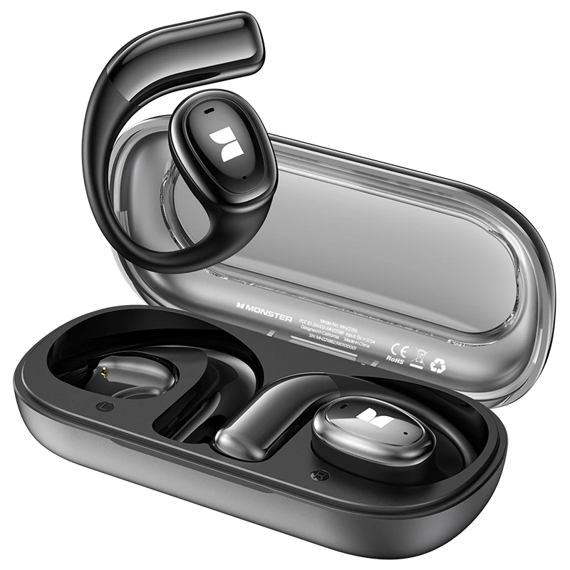 

Monster AC311 Wireless Earphones Bluetooth 5.4 Business Sport Earbuds with Mic Waterproof IPX5 Call Noise Reduction For iphone X