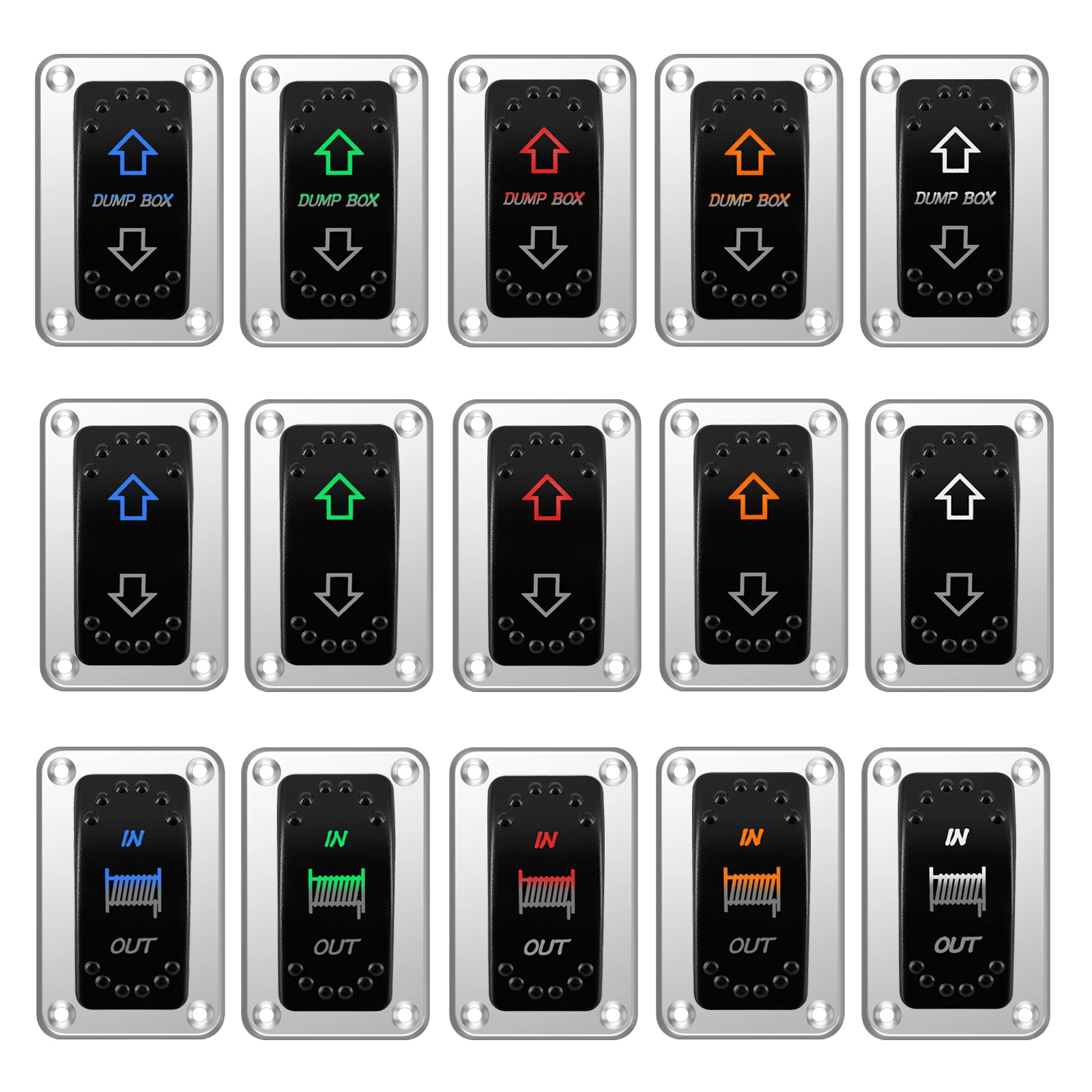 3-Way-Momentary-Rocker-Switch-Winch-Dump-Up-Down-DPDT-Led-Auto-Reset ...