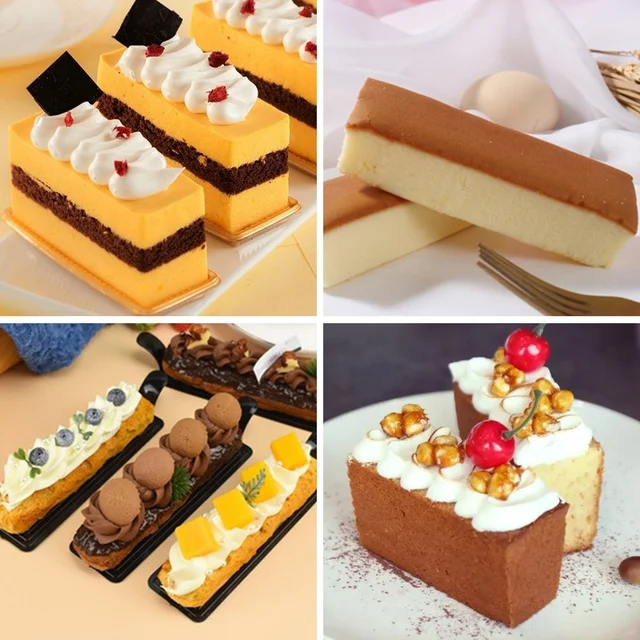 12 Kavitációs Szilikon Fehérje Rudak Penész Téglalap Granola Bár Sütőszeres Francia Sütemény Desszert Szerszám - Image 3