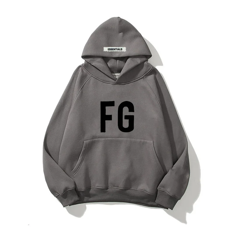 

2023 Hoodie Men's And Women's Sweatshirt Reflective Letter Printed Brushed Fleece Hoodie Fashion Hip Hop Street Sports Top