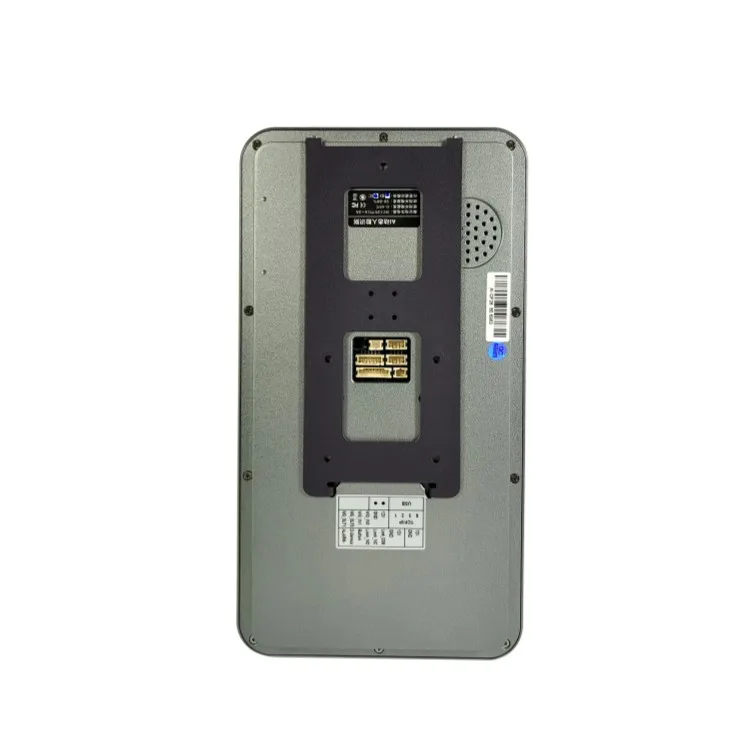 10.1 인치 IP65 생체 인식 출석 시스템 AI 얼굴 QR 코드 리더 액세스 제어 지문 타임 머신 RFID 카드 모바일 앱