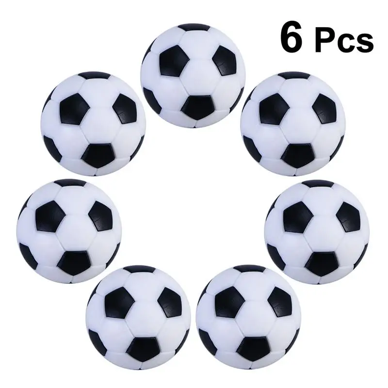 

6pcs 32mm Table Soccer Mini Footballs Replacement Tabletop Games Indoor Parent-Child Entertainment Boardgame