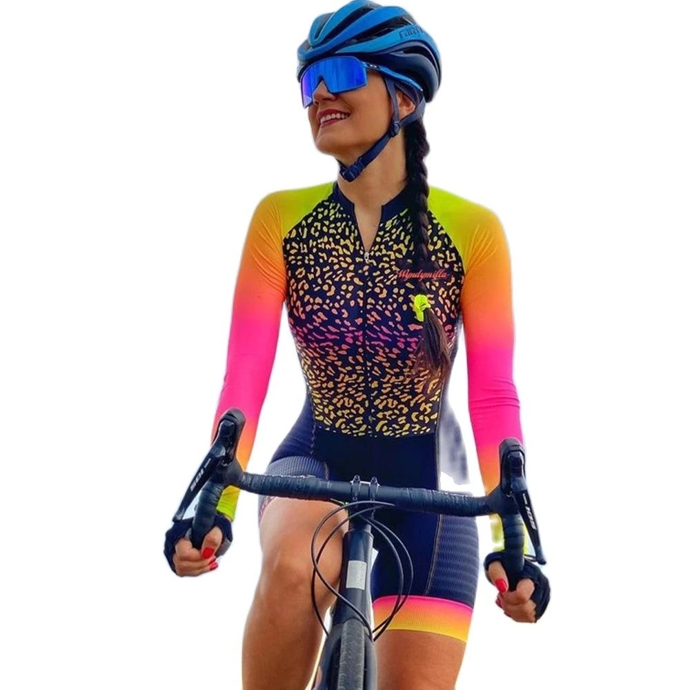 Oclusión Vandalir Campo Macaquinho maillot de ciclismo profesional para mujer, mono de equipo de  carreras profesional, triatlón, traje de ciclismo, venta de Brasil| | -  AliExpress