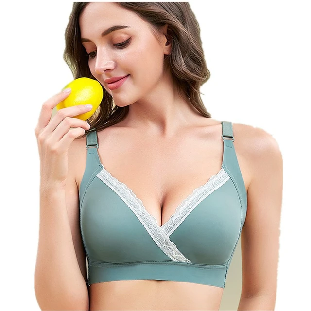 Maternity Bras Wireless Nursing Bra Pregnancy Clothes Prevent Sagging  Breastfeeding Women's Breathable Bra - AliExpress