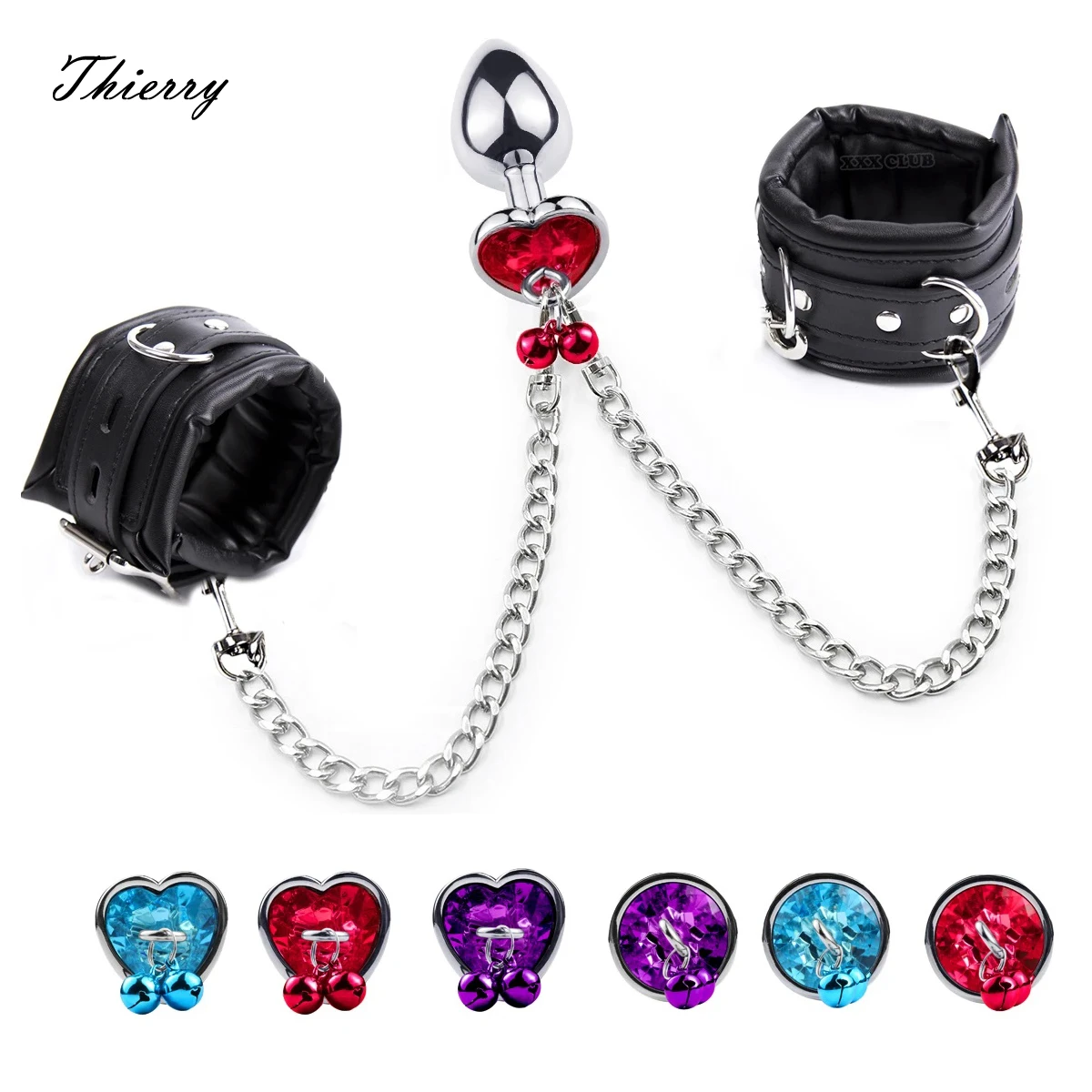 Anal Plug To Wrist Bondage Kit Bdsm Restraints Fetish Handcuffs Adult Games Product Sex Toys For Women Men