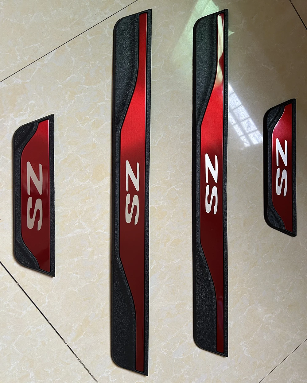 4 Stuks Dorpellijsten voor MG ZS Hybrid 2024-2026