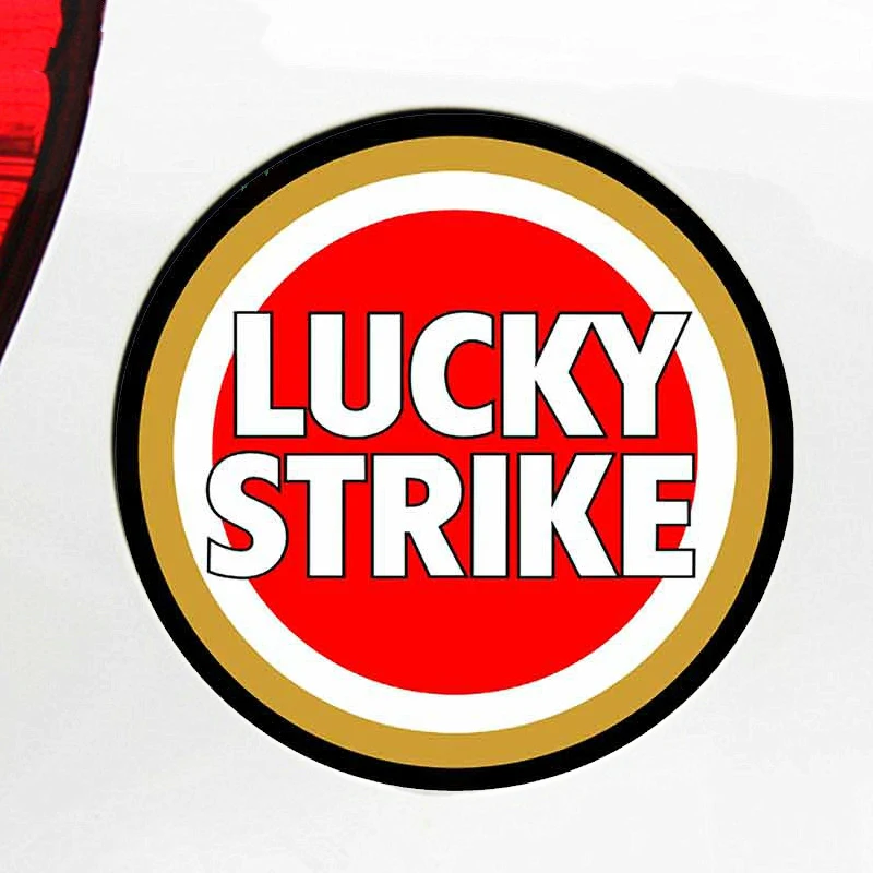 Beautiful Lucky Strike Car Stickers Vinyl Car Sticker Fashion Motorcycle  Bumper Window Decal Laptop Cover Scratches Waterproof - AliExpress