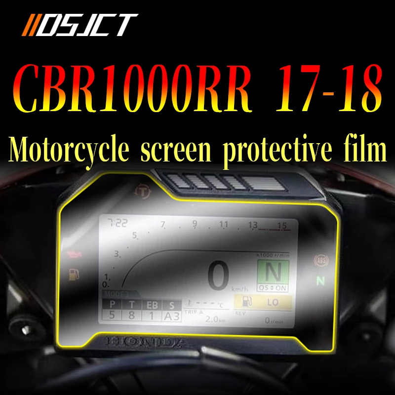 

For Honda CBR1000RR CBR 1000 RR CBR 1000RR 2017 2018 Motorcycle Accessories Cluster Scratch Protection Film Screen Instrument