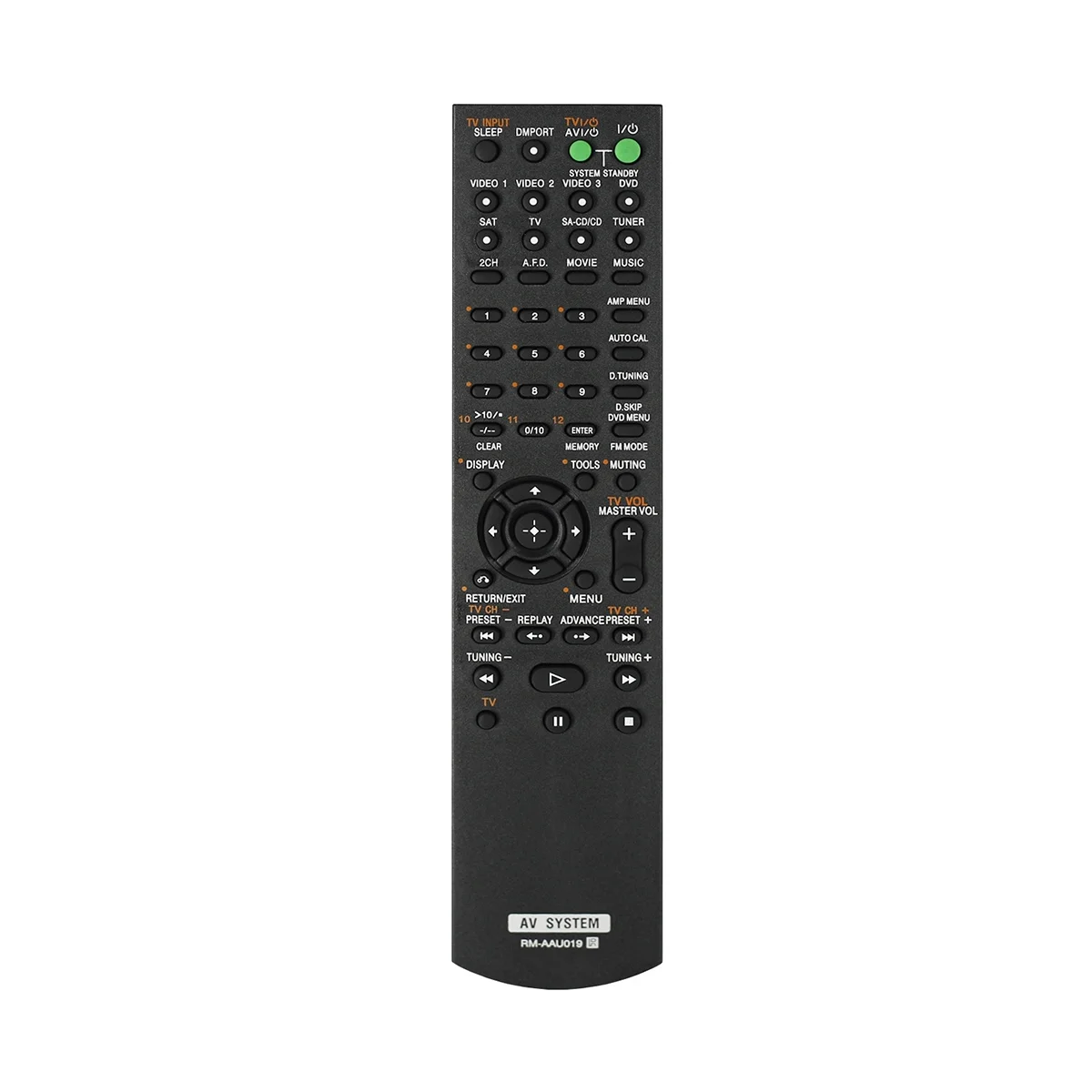 

For Sony AV System Remote Control RM-AAU019 RM-AAU017 RM-AAU005 RM-AAU013 HTSF2000 Remote Control