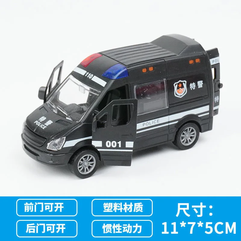 1:32 High Hospital Simulation Ambulance Hospital Rescue Metal Cars Model Pull Back with Sound and Light Alloy Diecast Car Toys 3 1:32 High Hospital Simulation Ambulance Hospital Rescue Metal Cars Model Pull Back with Sound and Light Alloy Diecast Car Toys 3