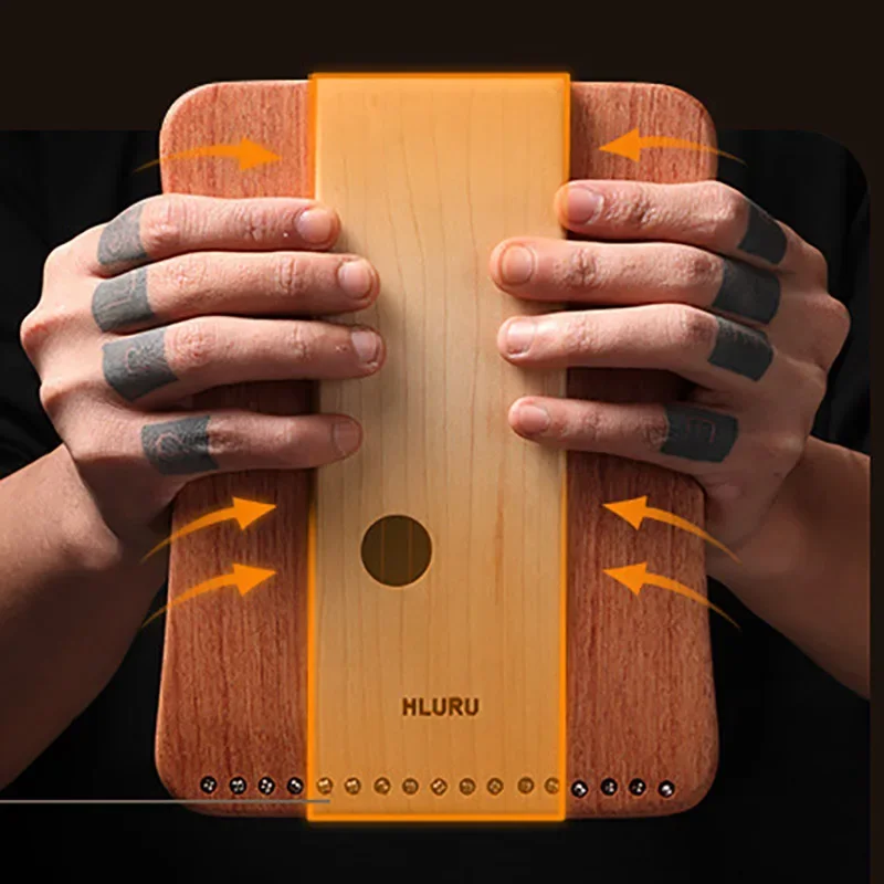 Lyre 31 Strings Mini Thumb Kalyre 17 Kalimba Strings Finger Harp Wood Creative Finger Lyre Beginner Musical Instrument Gift