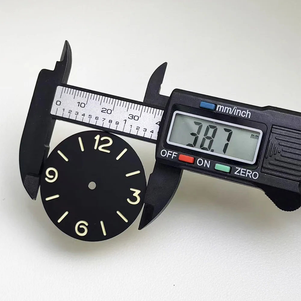 Retro Arabic Numerals Men's Watch Dial - 38.7mm