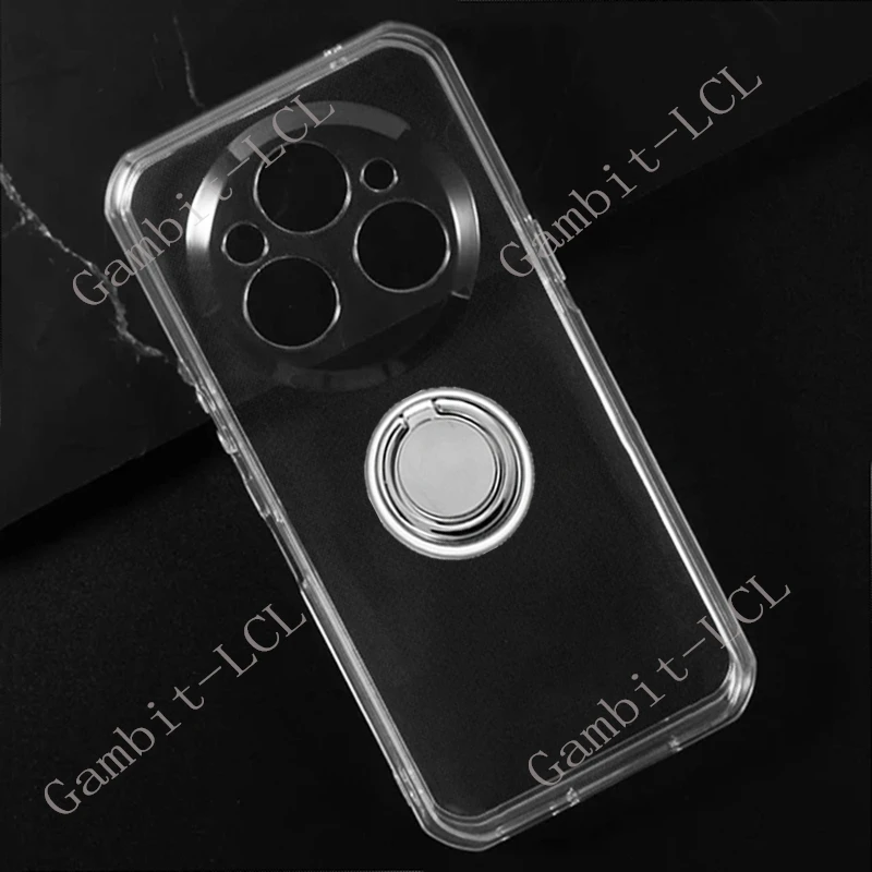 Enhanced Back Ring Holder Bracket Phone Case with TPU Soft Cover
