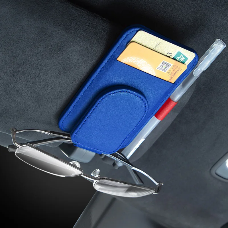 

Car Sun Visor Glasses Clip Sunglasses Clip Card Ticket Holder Stand Fastener Pen Case Eyeglasses Car Accessories