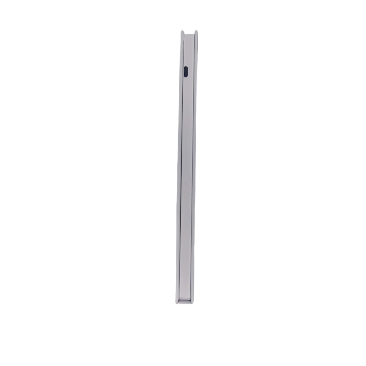 All white 7 inches hard cover video brochure with IPS screen 4G memory 2000mah battery magnet activation 5 buttons