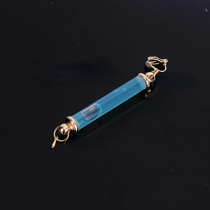 

Модные женские цилиндрические серьги-подвески Genshin Impact, врачом, бриллиантовые серьги с жидкостью, ювелирные изделия