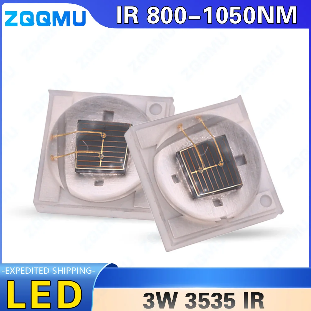 3W 3535 Kızılötesi IR Seramik 800NM 850NM 880NM 940NM 960NM 970NM 1050NM Yüksek Güç İzleme Gece Görüşü/Vision LED Bant Açısı