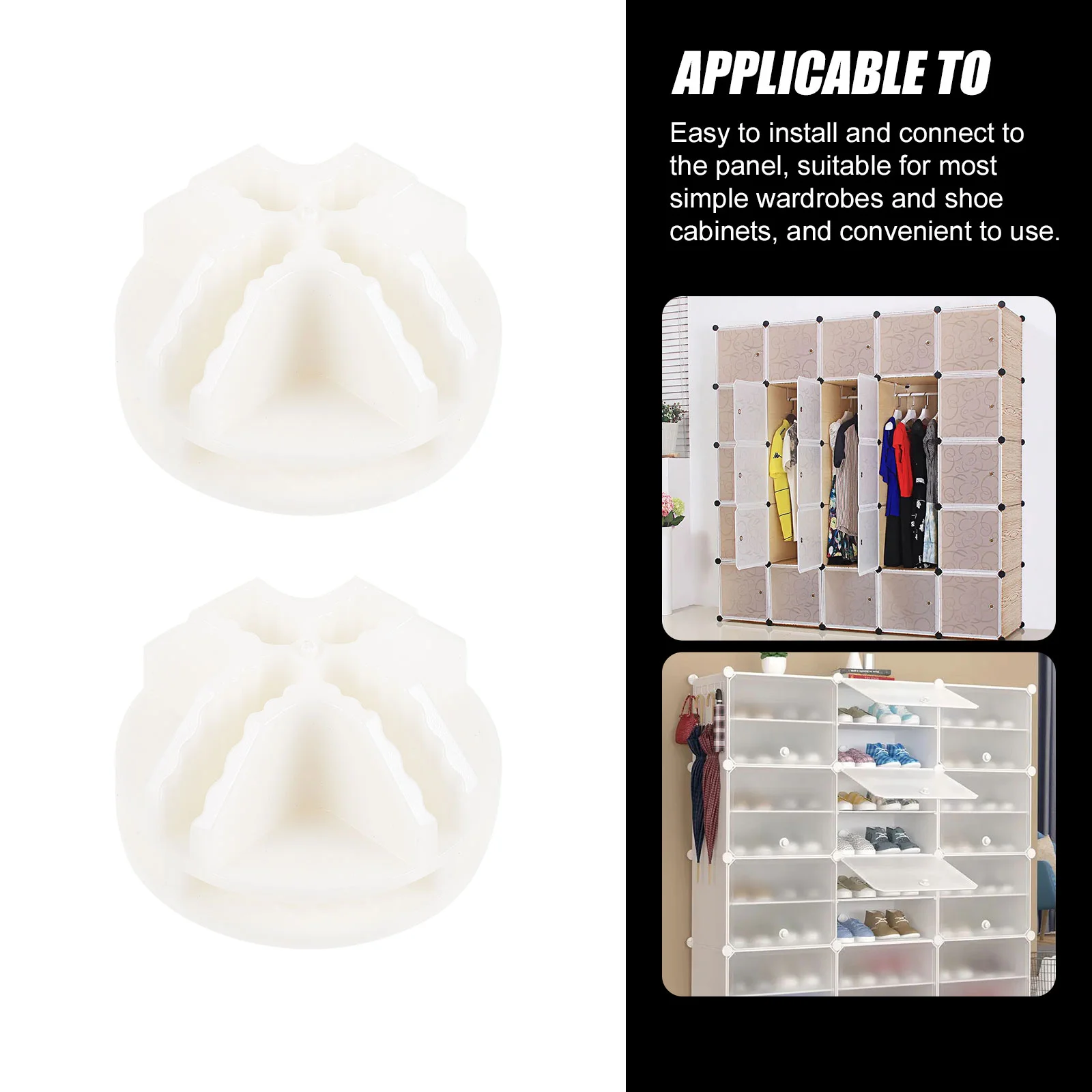 Wire Cube Plastic Connectors Modular Organizer Closet Kids Shoe Rack Cabinet Wire Cube Child Plastic Organizers 20 Pcs
