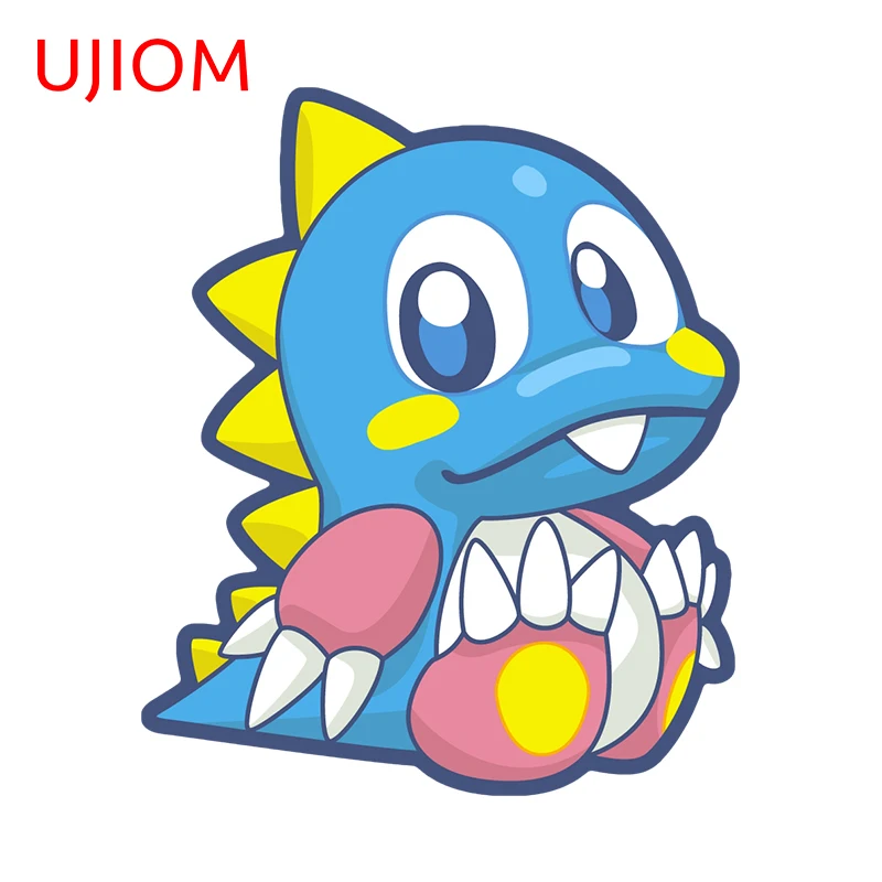 Ujiom 13Cm X 11Cm Cute Bubble Bobble Wall Sticker Cartoon Protezione Solare Antigraffio Condizionatore D'Aria Interruttore Della Luce Decalcomania Dec