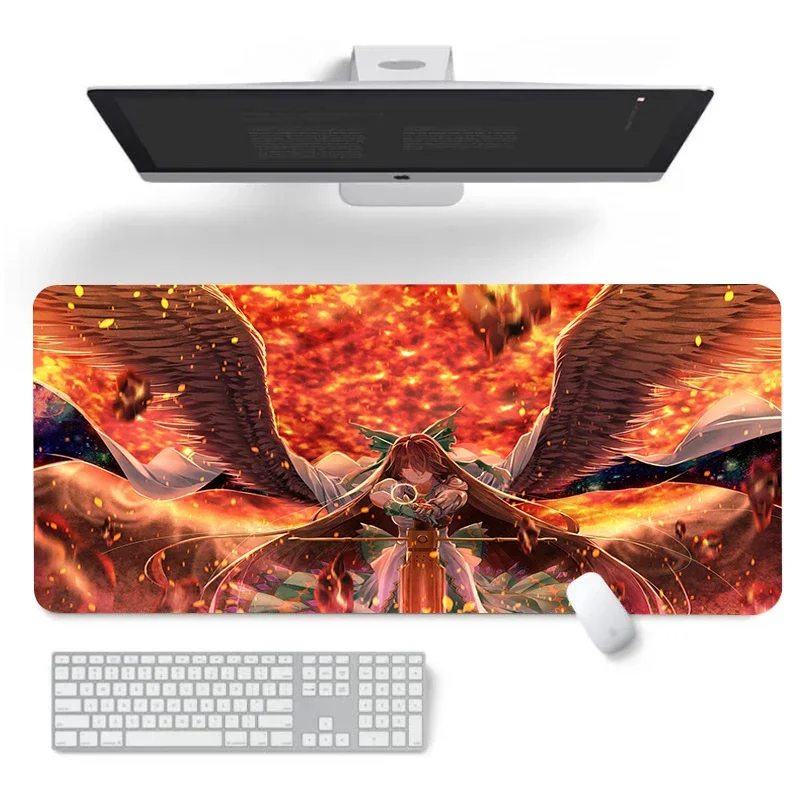 

Large Mouse Pad Speed Touhou Project Pc Gamer Accessories Xxl Mousepad Anime Desk Mat Playmat Keyboard Gaming Mats Deskpad Pads