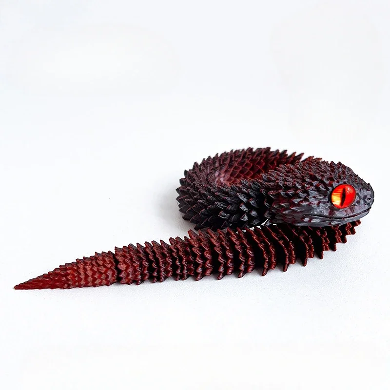 3D Printed Snake Ornament 3