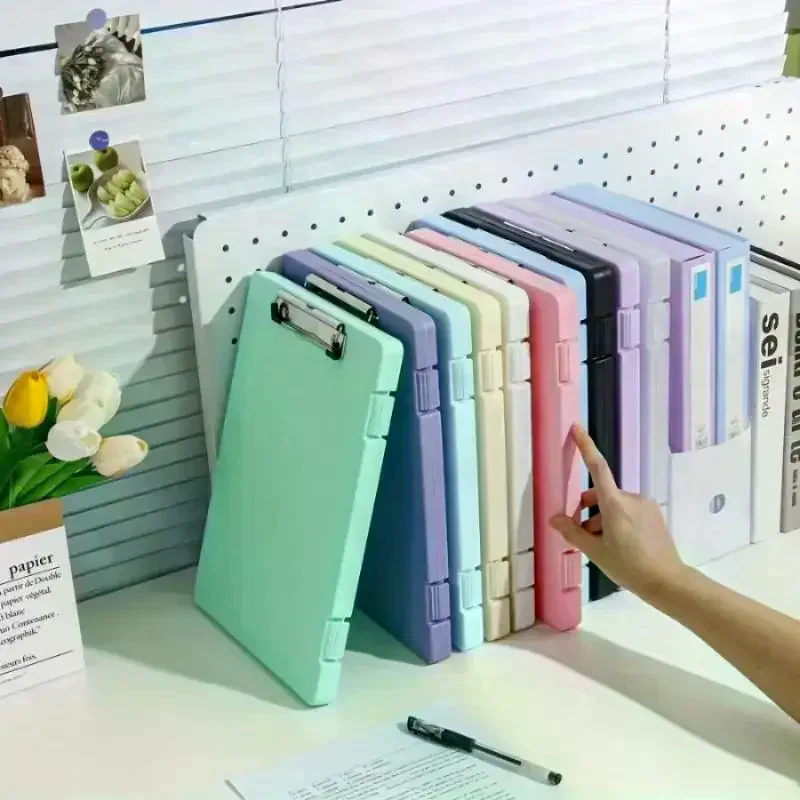 1개의 컬러 폴더 보관함, 다기능 데스크탑 정리함, 일상적인 정리 및 사무 문서 사용에 적합