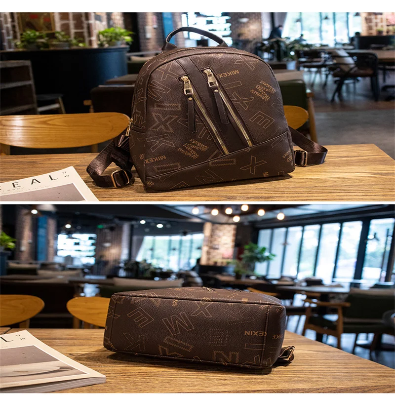 Women's Backpack Fashion Retro Print Casual Backpack Large Capacity Travel Backpack Student Backpack Women