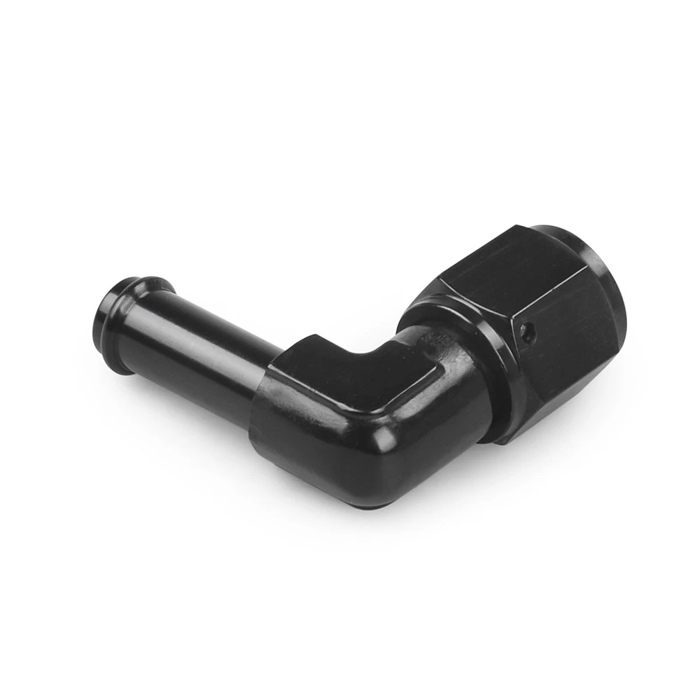 90 Degree 6AN Female Swivel to 3/8" Barb Fitting Adapter Anti-Leak