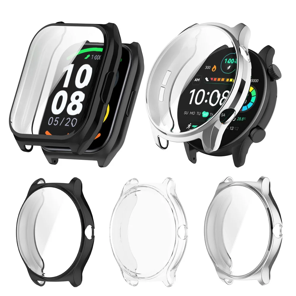 Custodia Protettiva Per Schermo Intero In Tpu Soft Shell Per Copertura Paraurti Haylou Solar Lite R001 / Plus Rt3 Ls16 / Watch 2 Pro (Ls02 Pro)