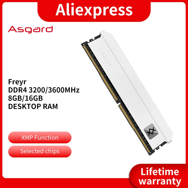 Desktop Ram Memory Asgard T3 DDR4 8GB 16GB 3200MHz 3600mhz DRAM Module Memory Ram Desktop RAM 16GB 3600MHz DDR4 Ram