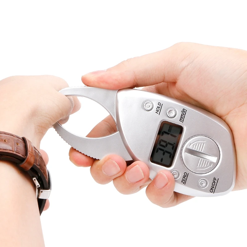 

Digital Display LCD Body Fat Caliper Skin Fold Analyzer