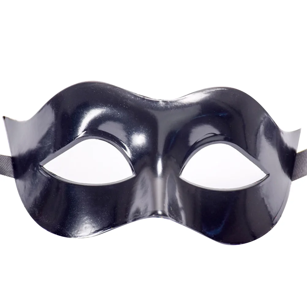 

Men Masquerade Costume Ball Half Face Eye Mask Party Mask (Black)