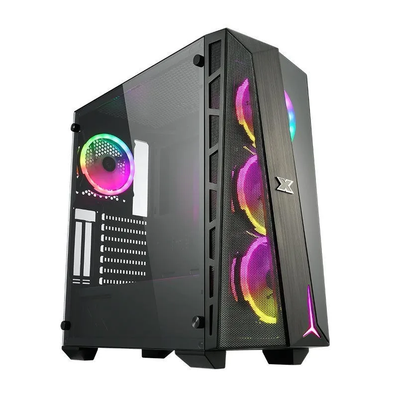 Xigmatek Cyclops Argb / Media Tower-atx Gaming Pc Box/panel Tempered ...