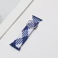Blue and white