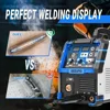 200A MIG Welder,Gas Gasless MIG Welding Machine, 110V/220V Dual Voltage multiprocess welder(Grey) 5