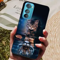 Sleek Silicone Protective Phone Case - Soft TPU Back Cover for Moto Edge 30 (3)