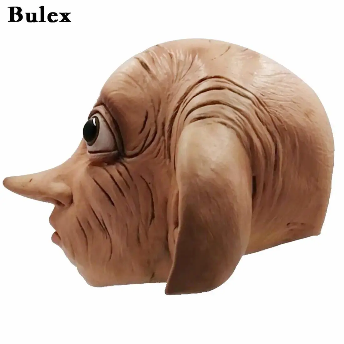 Cafele Cosplay Dobby Elfin Latex Mask Animal Style Halloween Horror Mask Carnival Costume Full Face Props