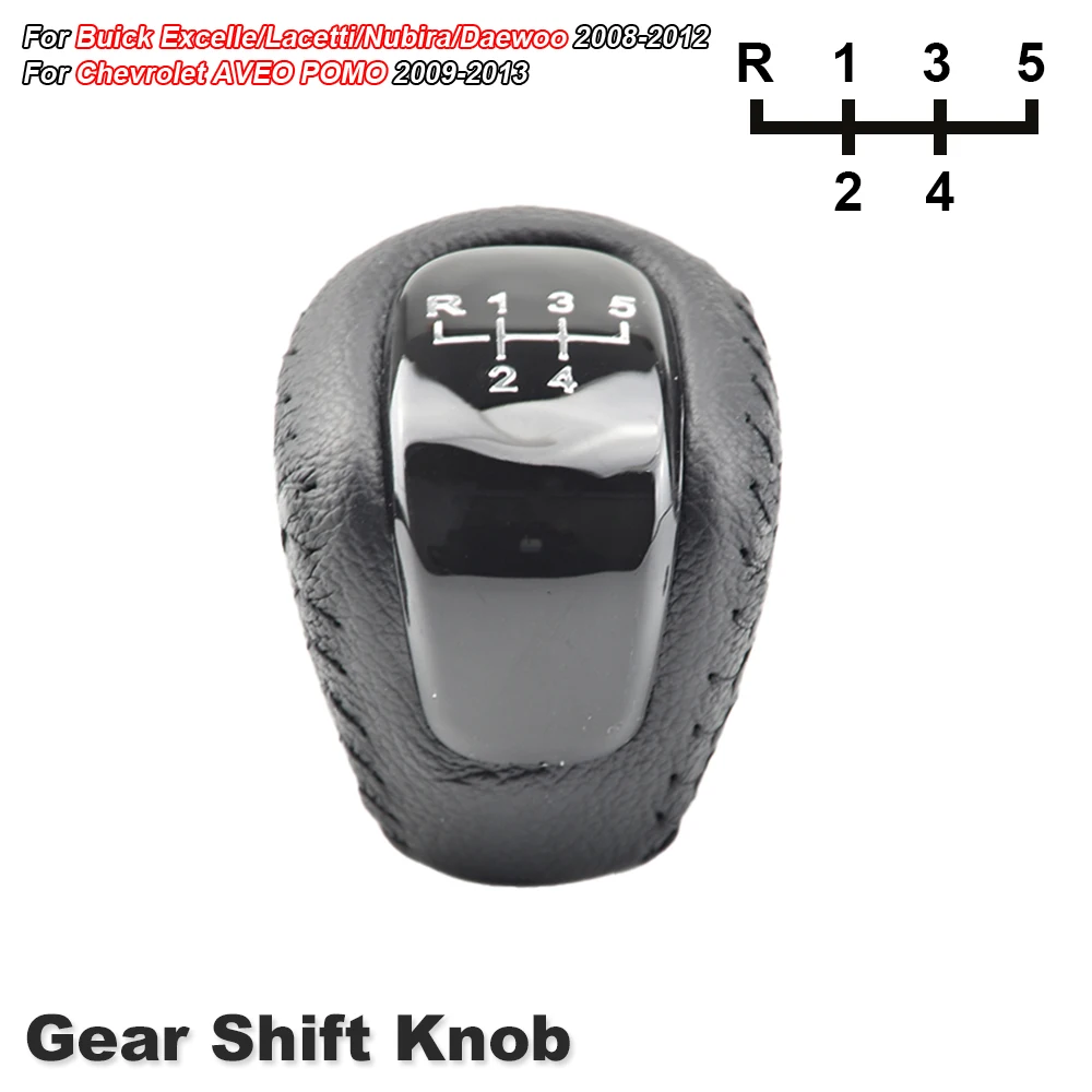 

5-Speed MT Gear Shift Knob For Chevrolet AVEO 09-13 For Buick Excelle Lacetti Nubira Daewoo 08-12 Shifter Head Ball Pen MPP POMO