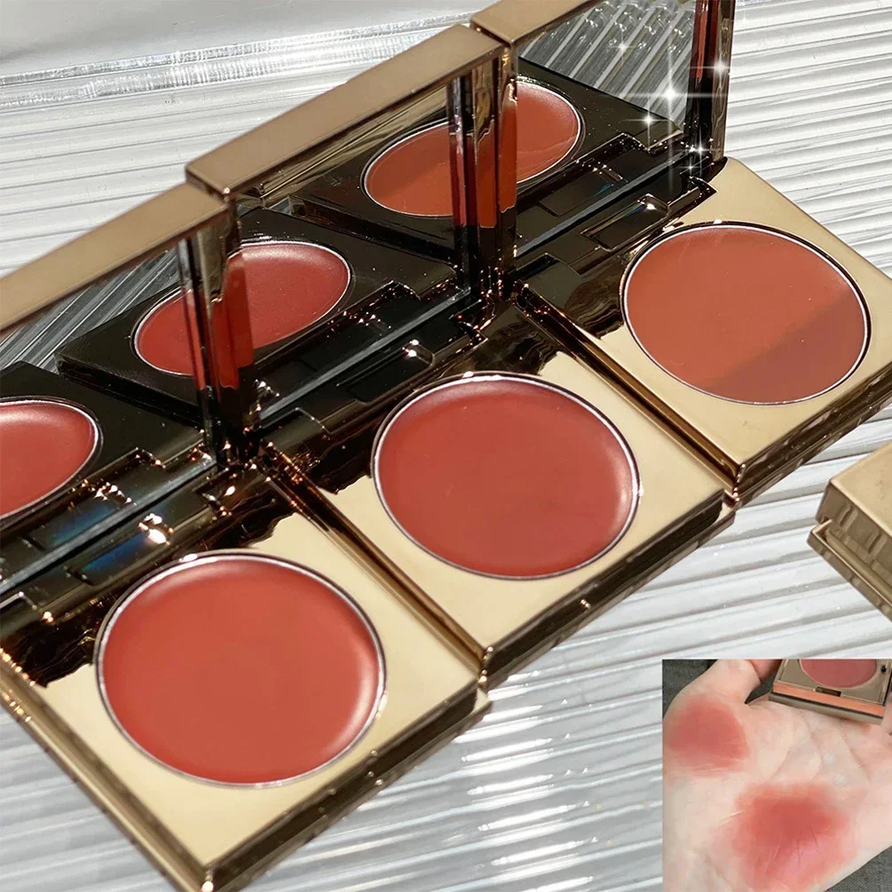 Powder Blusher Blush Stick Blush Powder Liquid Blush Blush Plate Monochrome Blush Blush Cream Cream Blusher Rose Blush Facial Blusher 1Pc Makeup Muddy Texture Lip Gloss Blush Multifunctional Long Lasting Red Lip & Cheek Tint Velvet Matte Mud Cosmetics