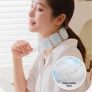 18/28 ℃ Collari Rinfrescanti per il Collo, Gadget Estivo, Fascia Rinfrescante PCM, Cuscino Ghiacciato Portatile da Appendere al Collo, Accessori per il Raffreddamento