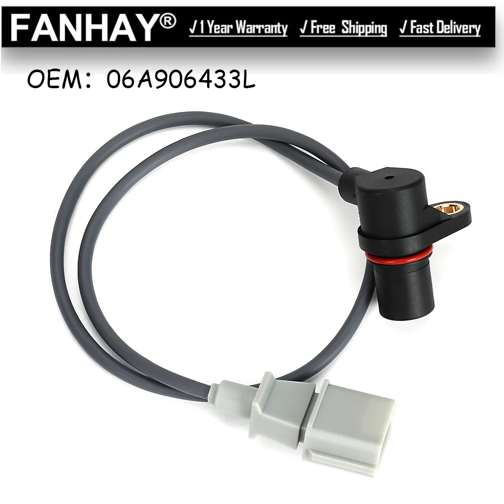 

New Crank Crankshaft Position Sensor For VW Jetta Golf MK4 5 Passat 6 For Audi A4 TT Quattro Auto Parts 06A906433L PC525 5S1926