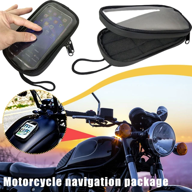 Sac Magnétique Transparent et Étanche pour Moto, Sacoche de Navigation pour  Téléphone Portable, Carburant Précieux, Universel - AliExpress