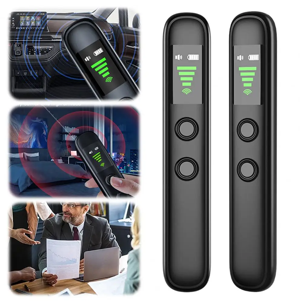Gps Tracking Detector with Triple Mode Function Advanced Signal Detector with Gps Tracking Finder for Hotels Travel Office