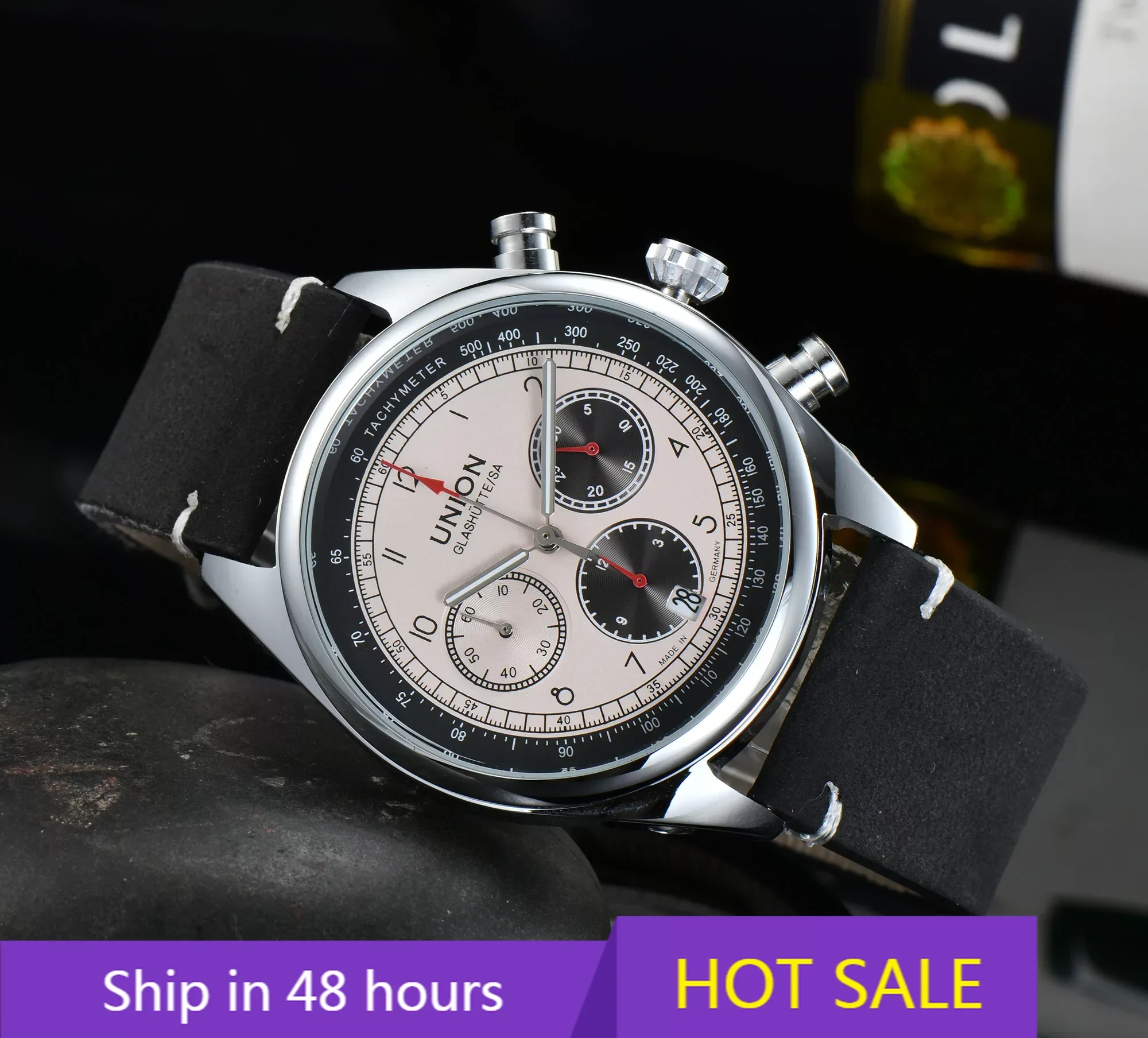 

UNION GLASHUTTE SA Watch For Men Top Brand Luxury Fashion Men Watch Quartz Waterproof Watches Mens Sports Multifunctional Timing